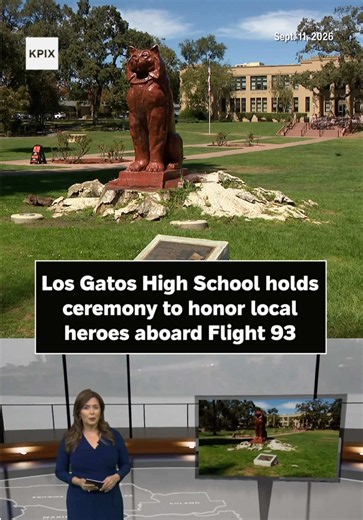 Ceremonies honoring two Los Gatos natives who were on board United Flight 93 will be held tonight. Todd Beamer and Mark Bigham were Los Gatos natives and part of a group who confronted four hijackers, causing the plane to crash in Shanksville, Pennsylvania. The 9/11 tribute in Los Gatos will include a military flyover at the high school. The ceremonies start at 6:45 p.m. Follow KPIX for continuing coverage.