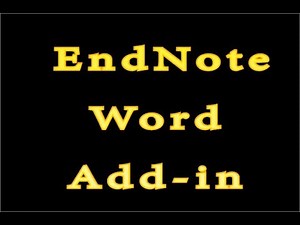 EndNote Tab does not appear in Word