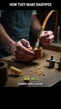 Bagpipes Have 150+ Parts Made From BLACKWOOD and Sheepskin 🎵