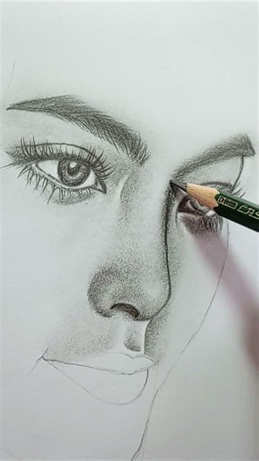 Trick side Nose portrait #02 #pencilatist