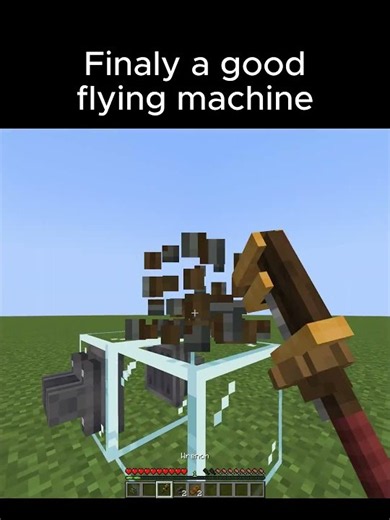 Flying in survival with the Minecraft Create mod
