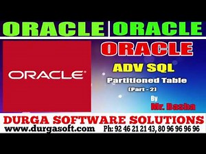 Oracle Tutorial || Oracle|Adv Sql | Partitioned Table Part - 2 by basha