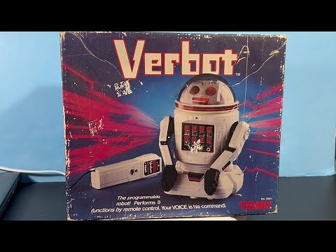 Verbot Tomy Voice Command Activated Robot Vintage 1984