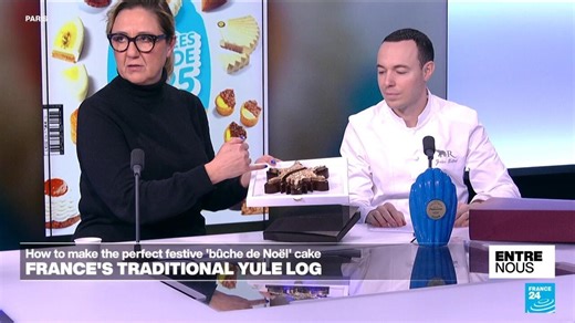 Entre Nous - Bûche de Noël: The traditional French Yule log