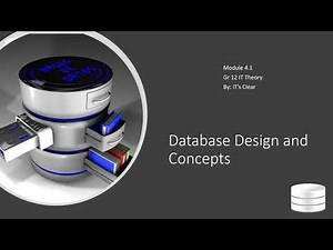Gr 12 IT 4 1 Database Design Concepts