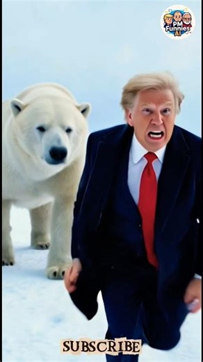 Trump Lands in Greenland… Putin Sends an Ice Bear 🐻‍❄️😂 | AI Parody Video #Trump#Putin#Greenland