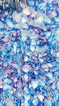 This is the best polymer clay technique - Stained Glass Effect with Translucent Clay & Alcohol Inks