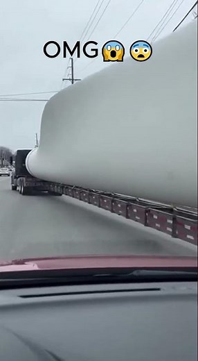 Oh Shit 😱😨😱 A GIANT Wind Turbine Blade on a City Road?! Disaster Unfolds 🚛🌀💥 | Weird Content