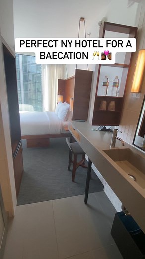 Baecation Vibes Unlocked in NYC 🥂👩🏾‍❤️‍💋‍👨🏾 #luxuryhotels #baecation #couplesgoals #couplestrip #newyork | Bougie Black Girls