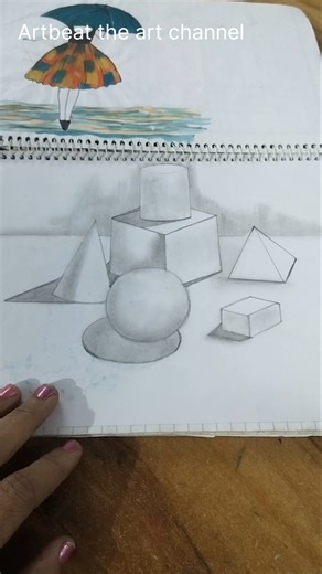 3D shapes drawing #3d #shapes #shapesdrawing #best #art #easy #realistic #3d