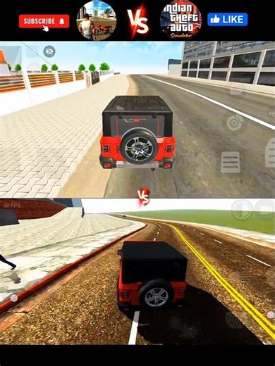Indian bike driving 3D 🥵 VS 🤯 Indian theft auto💀 #gaming