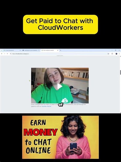 Get Paid to Chat with CloudWorkers