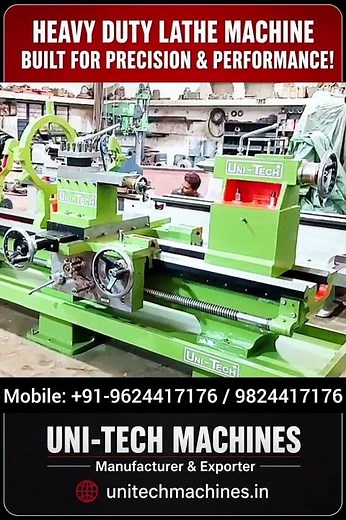 ⚡ Best Heavy Duty Lathe Machine in India | 12FEET | 🏭 Factory Demo
