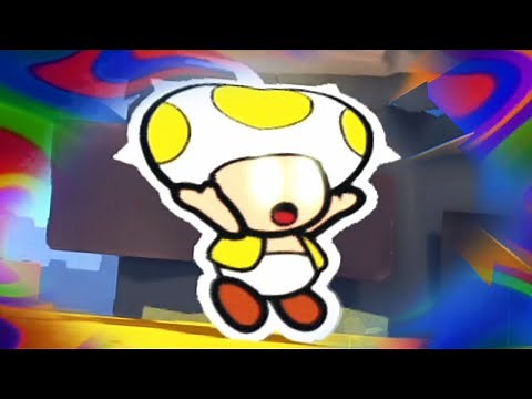 Paper Mario Color Splash - 100% Walkthrough Part 4 No Commentary Gameplay - Yellow Key Toad