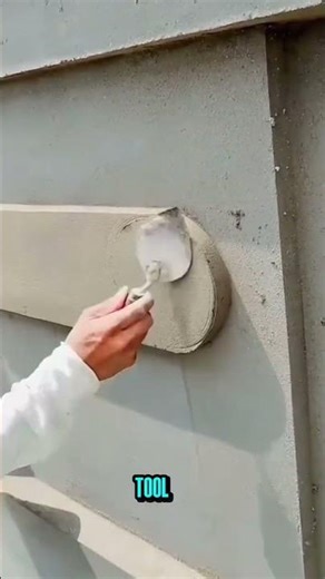 Genius DIY Wall Coating Tool Made from Paint Bucket – Simple But Effective Construction Hack".👍