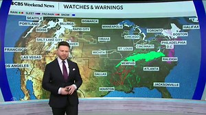 Winter storms from coast to coast have millions of Americans bracing for a new blast of fierce weather this weekend. | CBS Evening News