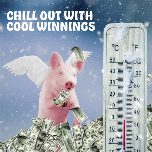Georgia Lottery on Instagram: "Chill out with Cool Winnings! 🥶💸"