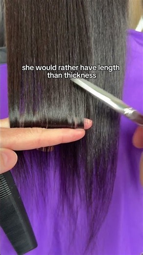 She didn’t get a haircut for TWO YEARS… 👀