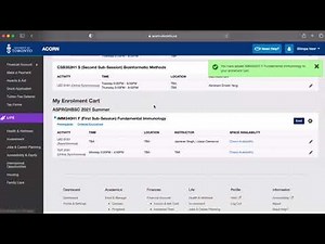 ACORN - Course Enrollment