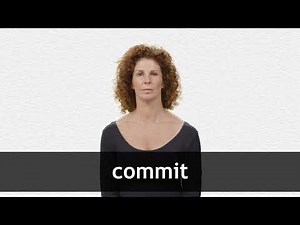 How to pronounce COMMIT in American English