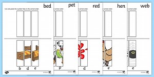 CVC Word Picture Puzzles e