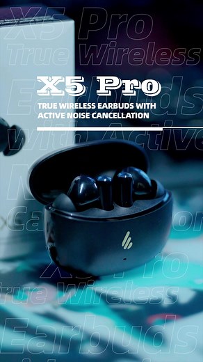 Discover the Edifier X5 Pro. A budget-friendly earbuds with 7 hours of playtime and IP55 durability ❤️‍🔥 #edifier #earbuds #foryou