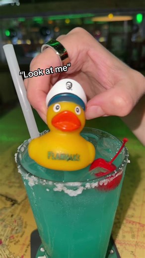 12K views · 136 reactions | There's a new captain in town. Introducing the Duck Duck Joe Margarita, a limited-time drink that comes with a collectible duck (yes, really!). Available in store from August 27 to September 27. Ducks are limited, so waddle in early to grab yours. | Flanigan's Seafood Bar and Grill | Facebook