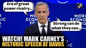 Mark Carney delivers historic speech at Davos, gets standing ovation | Full speech | Steve Kershaw