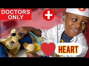 Paw Patrol Chase Is Sick & Visits Doctor Josiah for a Tummy Ache | KID PRETEND PLAY