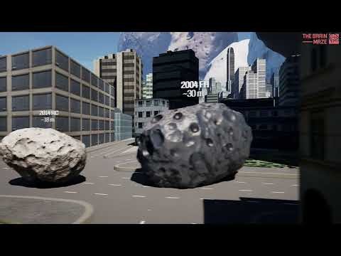 Asteroid Size Comparison