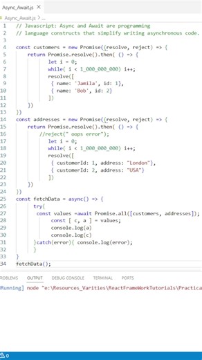JavaScript Async and Await