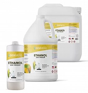 Chemfulfill 200 Proof Ethanol – Ethanol (100% EtOH Denatured) (5-Gallon (640 fl oz))