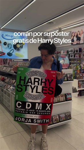 Pósters gratis de Harry Styles en MixUp! ✨ Disponible en: * Parque Delta * Satélite * Perisur * Lindavista ¡Hasta agotar existencias! Completamente gratis, sin mínimo de compra. #harrystyles #harries #harrystylesfan #harrystylesmexico #harrystylesvideos