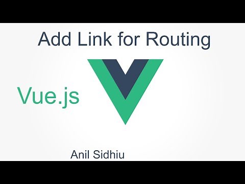 Vue js tutorial for beginners #27 Add Routing Link | vue router part 2