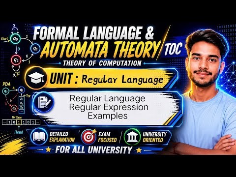 2.1 Regular Language | Regular Expression | Theory of Computation | FLAT