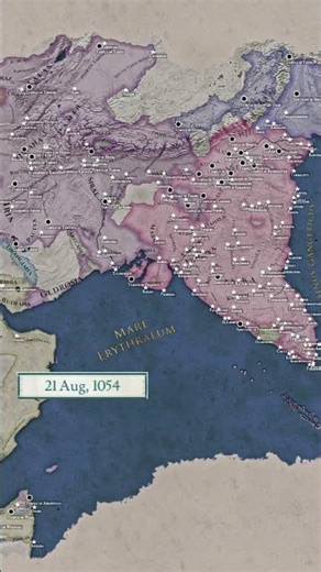 INDIA - 1600 YEARS of Imperator: Rome - Atlas Map - AI Only Timelapse