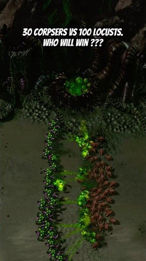 30 Corpsers vs 100 Locusts | SC2.BattleRumBle #sc2 #rts #starcraft2 #스타크래프트2 #스타크래프트