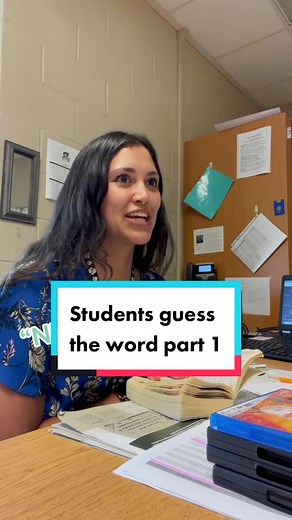 Having my students guess the word part 1. I love how they were breaking down the word to find meaning 🥺❤️ #spanishteacher #teachertiktok #forfun