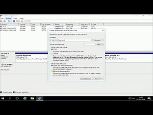 How to Create VHD Disk Windows Server 2016,Windows Server 2019,VHD Disk Windows Server 2019