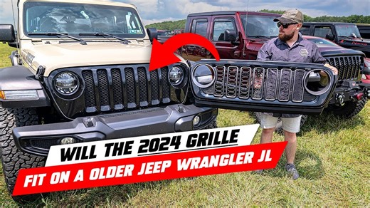 Will the 2024 Jeep® Wrangler Grille Fit Your Current (JL) Without Mods? - MoparInsiders