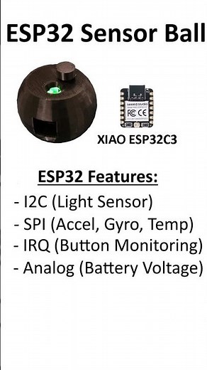 #ESP32 Sensor Ball Project Introduction #arduino #sensor