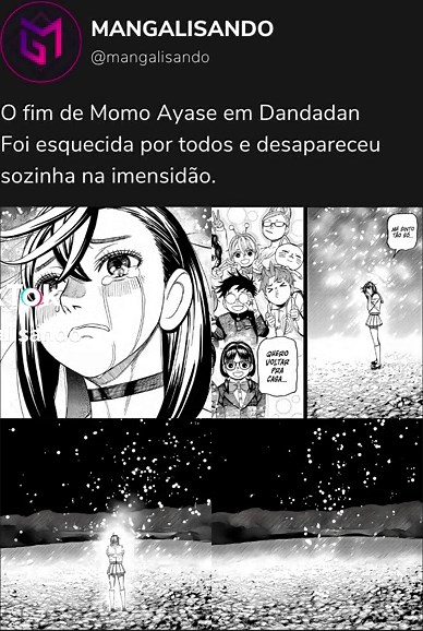 Morreu, mas passa bem! Dandadan Cap 209 #dandadan #dandadan209 #momoayaze