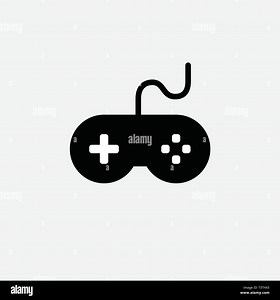 game console icon. video gaming joystick. vector Stock Vector Image & Art - Alamy