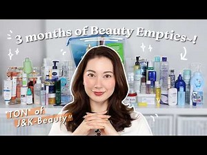 3 MONTHS of empties!! mostly J & K-Beauty~ [2026 Q1]