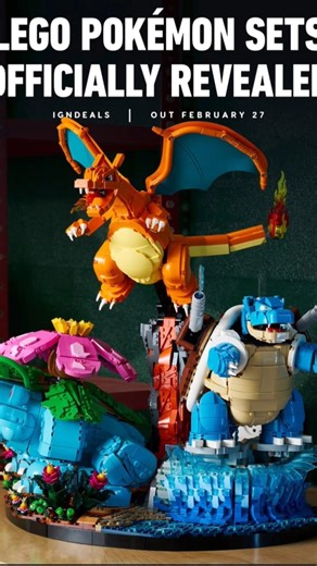 New Lego Pokémon sets Releases February 27th #pokemon #anime #lego #fyp #foryou #collection #kanto