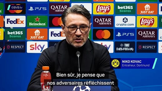 Kovac : "Jouer le 0-0 n'est pas une option"