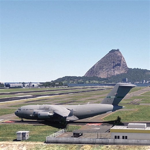 Eles fazem o Impossível: Veja a Decolagem Audaciosa do Gigante da Boeing no Santos Dumont. #beautiful #fly #aviation | Level Up Aero