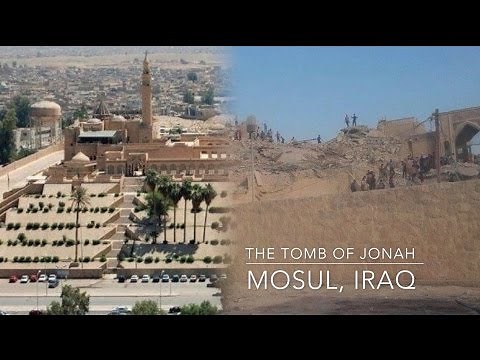 Tomb of Jonah in Mosul, Iraq - #CultureUnderThreat Before and After