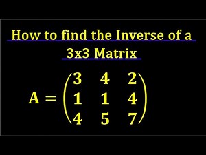 Inverse of a 3x3 Matrix