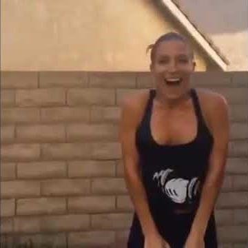 Ingrid Romero - ALS Ice Bucket Challenge (BIG BREAST)